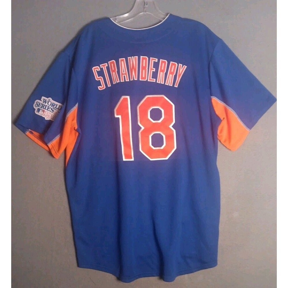 Darryl Strawberry 1986 New York Mets Men's Alternate Cooperstown XL Jersey-EUC